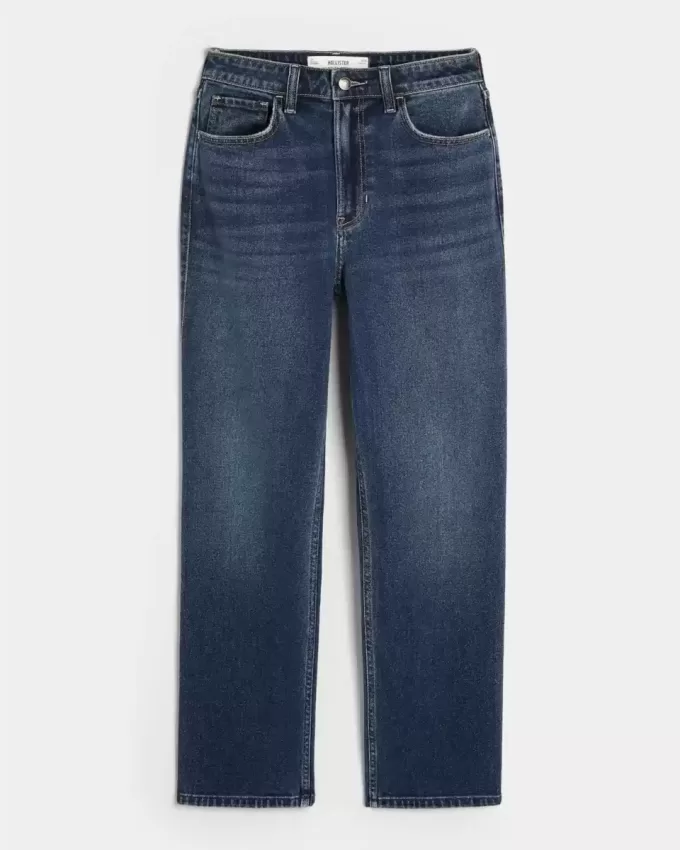 Ultra High-Rise Dark Wash 90s Straight Jeans Ultra High-Rise Dark Wash 90s Straight Jeans