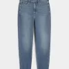 Ultra High-Rise Dark Wash Mom Jeans