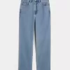 Ultra High-Rise Medium Wash 90s Straight Jeans