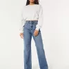 Ultra High-Rise Medium Wash Baggy Jeans