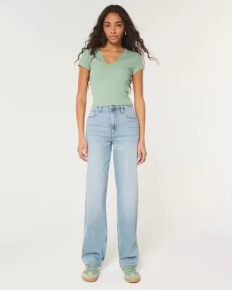 Ultra High-Rise Medium Wash Dad Jeans