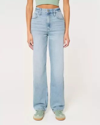 Ultra High-Rise Medium Wash Dad Jeans