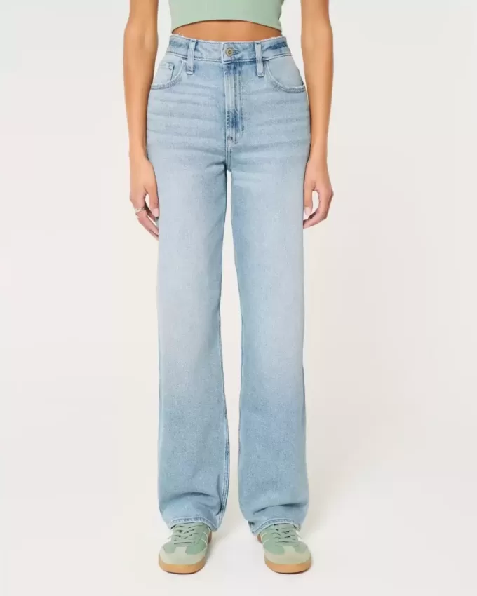 Ultra High-Rise Medium Wash Dad Jeans