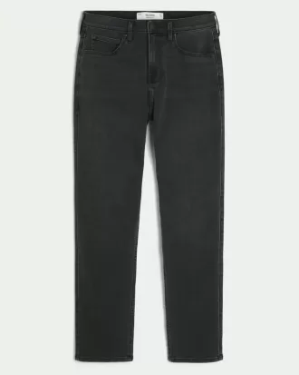 Washed Black Athletic Skinny Jeans