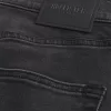 Washed Black Athletic Skinny Jeans