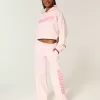 Wide-Leg Logo Sweatpants