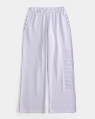 Wide-Leg Logo Sweatpants