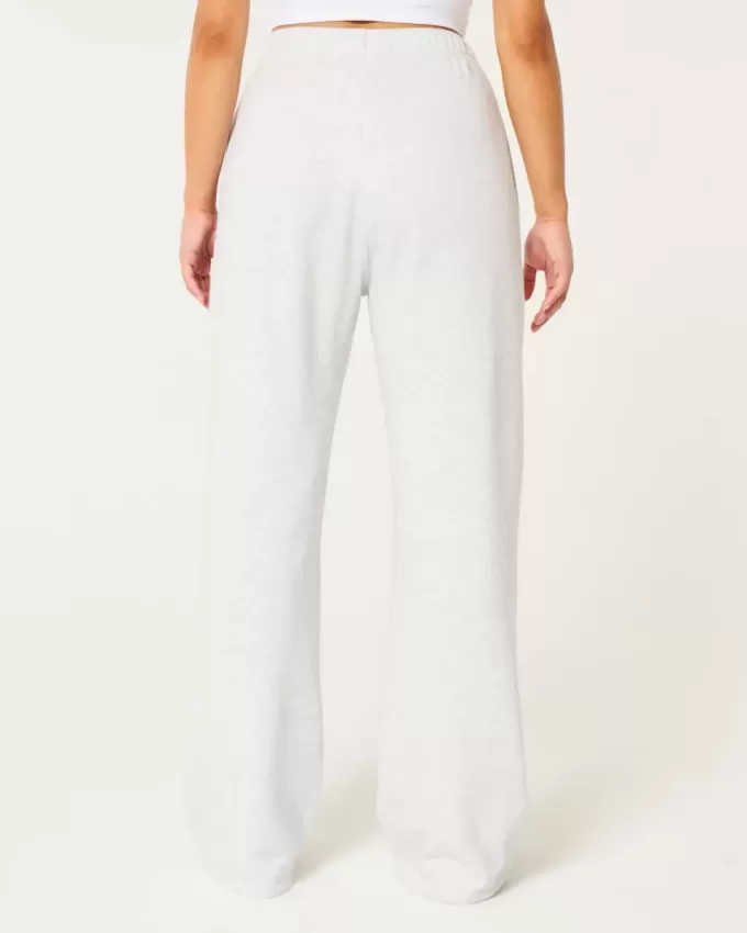 Wide-Leg Sweatpants